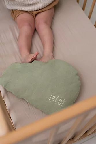 joli coussin arrondi personnalisé pour chambre bébé