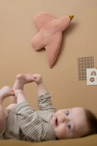 deco chambre bébé en forme d'oiseau personnalisable