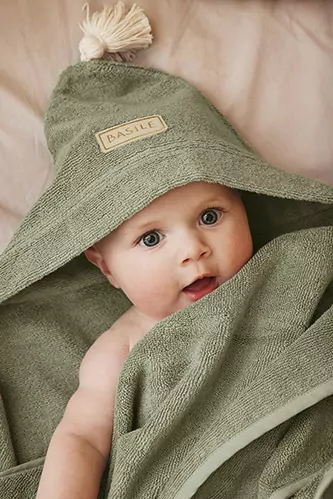 cape de bain personnalisée pour bébé