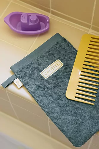 gant de toilette éponge personnalisé cadeau pratique