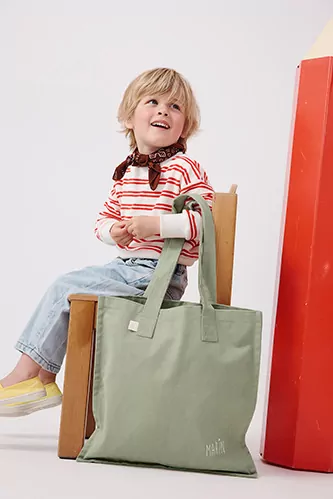 petit cabas personnalisé en coton épais pour enfant