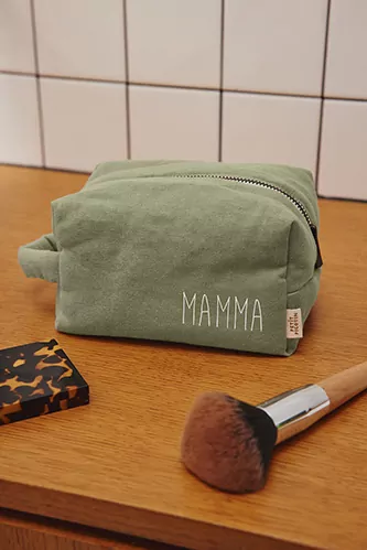 petite trousse de toilette personnalisée en lin