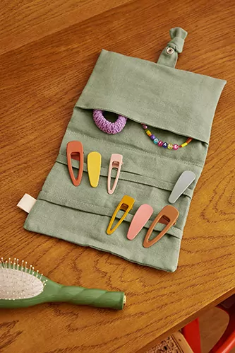 porte barrette personnalisé, range barrettes pour enfant