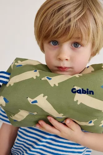foulard en coton vichy pour enfant bébé adulte