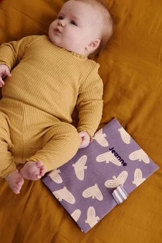 foulard en coton vichy pour enfant bébé adulte
