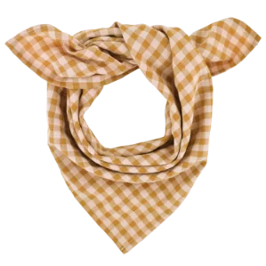 foulard en coton vichy pour enfant bébé adulte