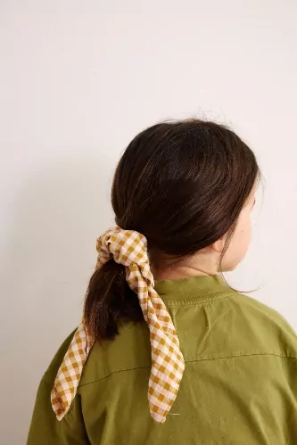 foulard en coton vichy pour enfant bébé adulte