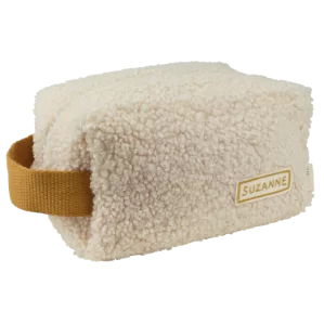 trousse de toilette personnalisée en lin pour enfant