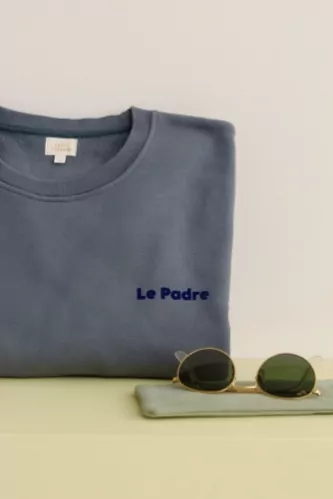sweat homme personnalisé en coton matchy matchy avec bébé