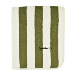 grande serviette de bain rayée adulte personnalisable