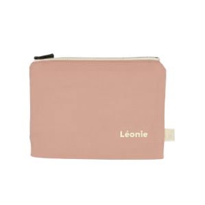 petite pochette avec zip en coton personnalisable