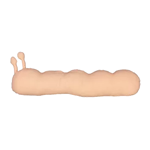 coussin en forme de chenille pour bébé