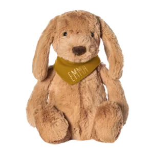doudou ours tout doux pour enfant avec foulard personnalisé