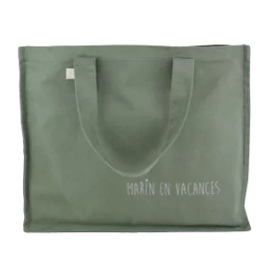 grand sac cabas en coton épais personnalisable