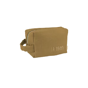 petite trousse de toilette personnalisée en lin pour enfant