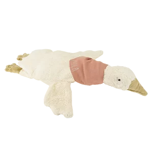 doudou oie bouillotte pour enfant avec foulard personnalisé