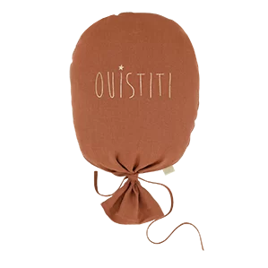 deco chambre bébé ballon personnalisé en lin