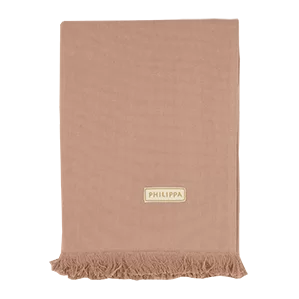 petit panier de rangement en lin personnalisable pour chambre bébé