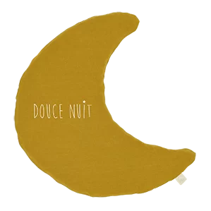 deco murale en forme de coussin lune personnalisé pour chambre bébé