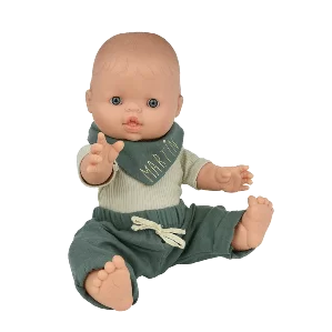 poupée pour enfant avec foulard personnalisé