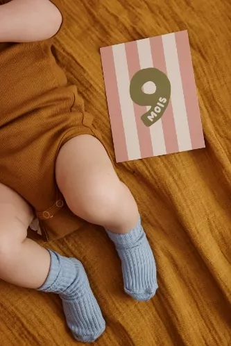 cartes étapes bébé cadeau naissance