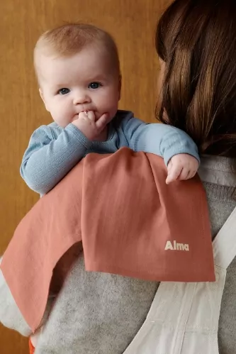 petit lange en coton personnalisable bébé