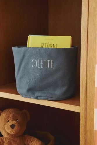 panier de rangement en coton épais personnalisable