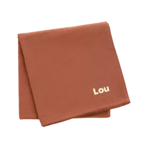 petit lange en coton personnalisable bébé