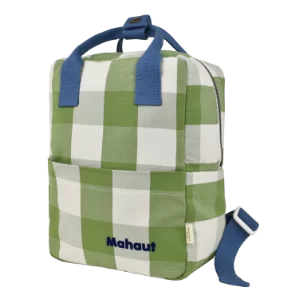 sac à dos enfant à carreaux personnalisable