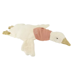 doudou oie bouillotte avec foulard personnalisé