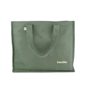 grand cabas en coton personnalisable