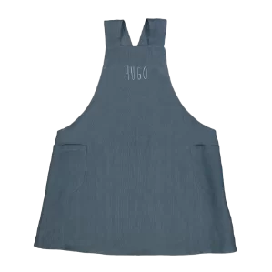 tablier de cuisine en lin personnalisé enfant