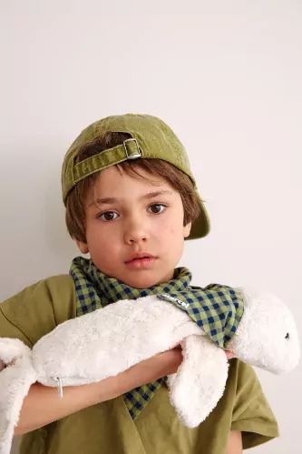 doudou oie bouillotte avec foulard personnalisable