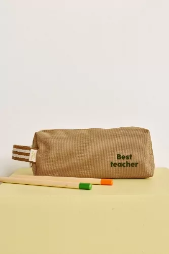 trousse à crayons école simple personnalisable