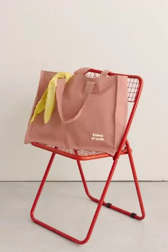 grand cabas en coton personnalisable