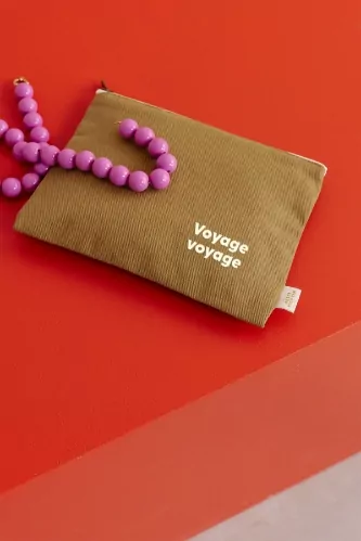 petite pochette personnalisable avec zip
