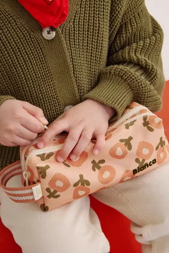 trousse à crayons double personnalisée avec jolis motifs