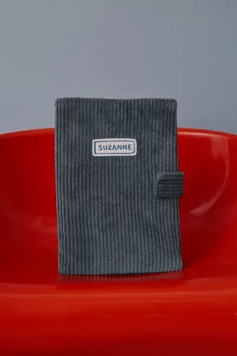 protège-carnet de santé en lin personnalisable