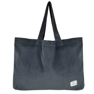 grand sac cabas velours personnalisable pour adulte