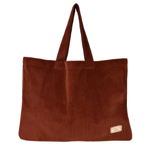 grand sac cabas velours personnalisable pour adulte