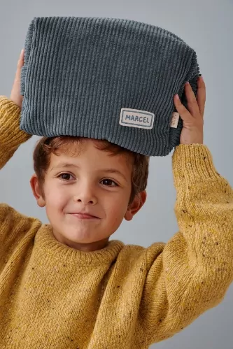 sac à dos bébé en velours personnalisable