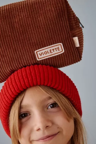 trousse de toilette velours bébé enfant adulte