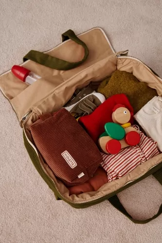 sac à dos bébé en velours personnalisable