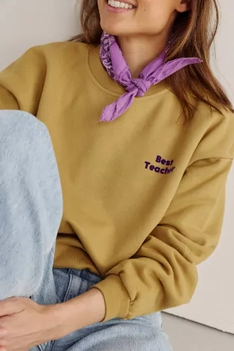 joli sweat en coton femme personnalisable