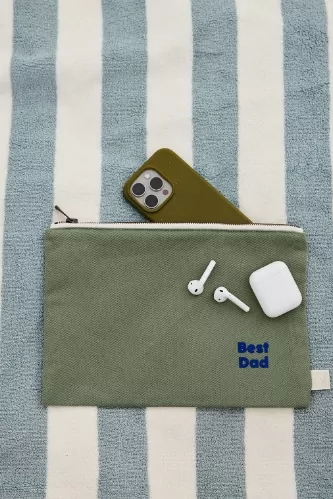 grande pochette personnalisable avec zip