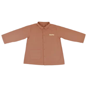 blouse enfant d'écoliers en coton personnalisable