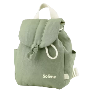 petit sac à dos en lin personnalisé bébé