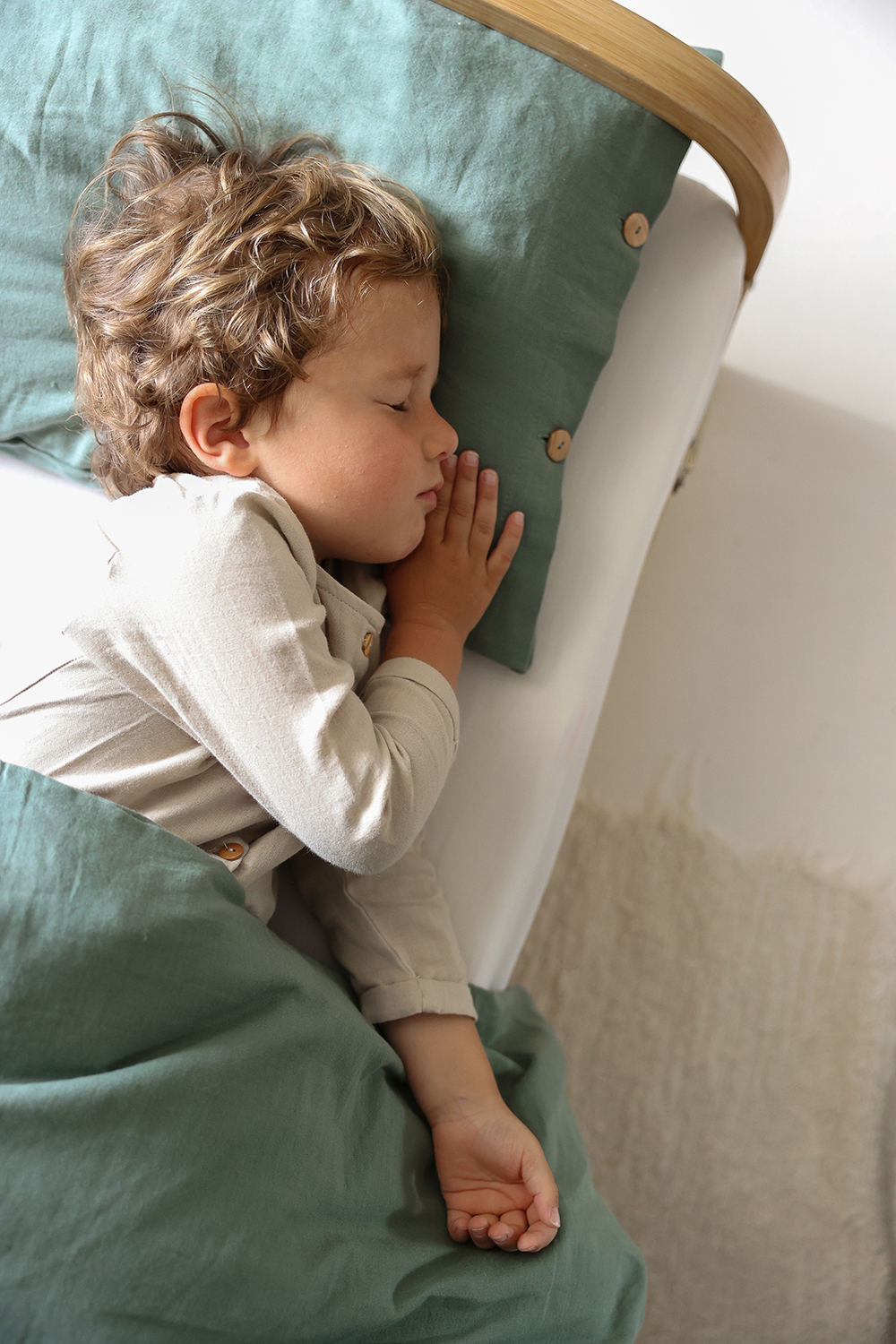 taie d'oreiller en coton bio pour enfant