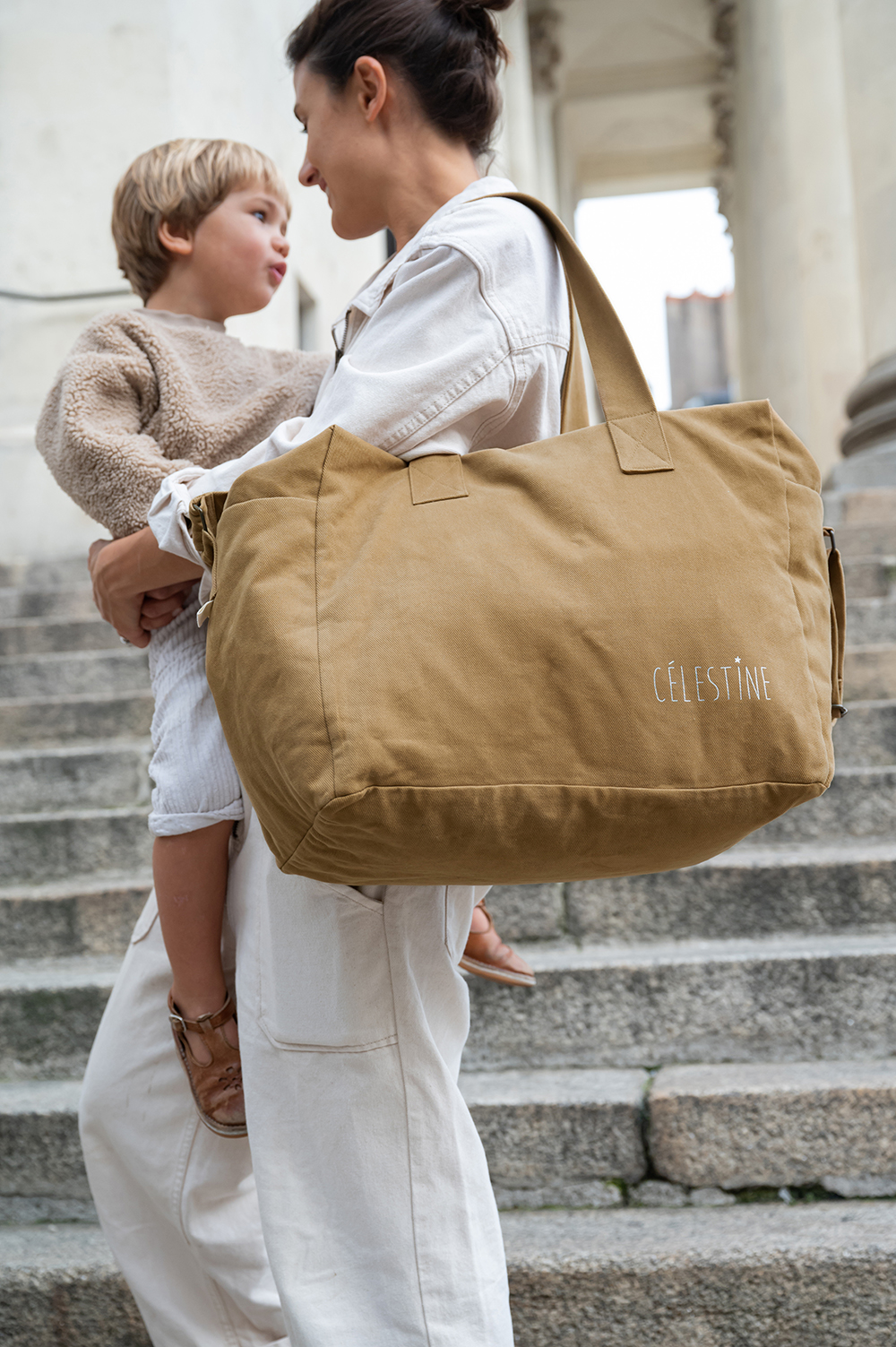 sac weekend famille personnalisable